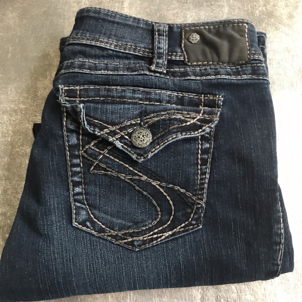 Silver jeans